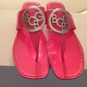 Bcbg coral thing sandals!
