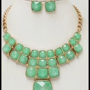 Necklace set w/ Earring,bracelet and Ring