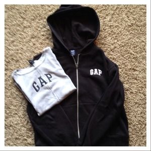 Warm hoodie and comfy T-shirt!