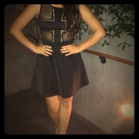 Forever 21 dress see through on top