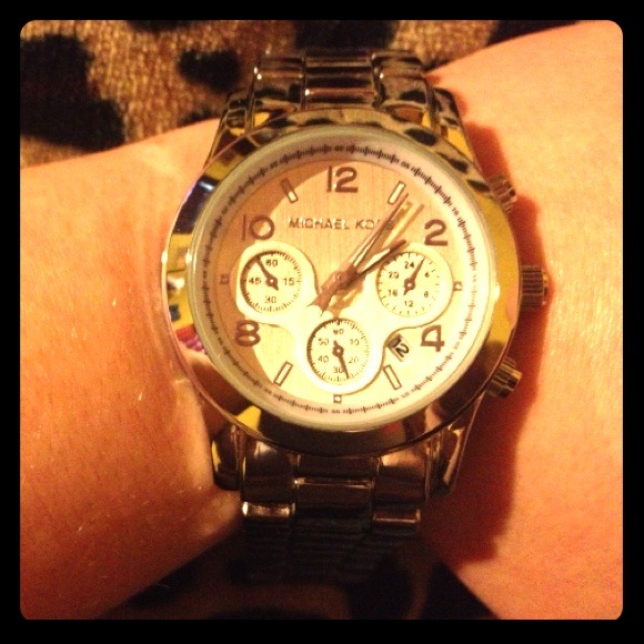 New Michael Kors Silver Watch