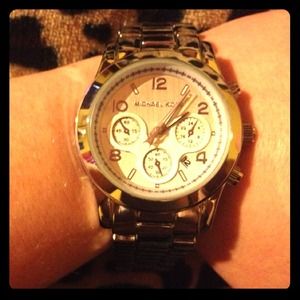 New Michael Kors Silver Watch