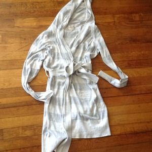 Banana republic long sweater with hood