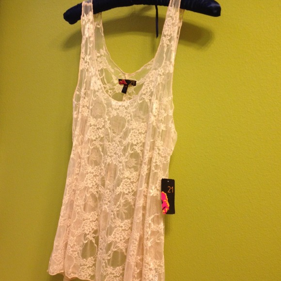 Forever 21, new Knit top, soft Peach