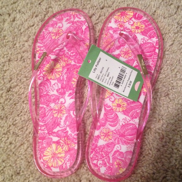 HOLD Lilly Pulitzer flip flops