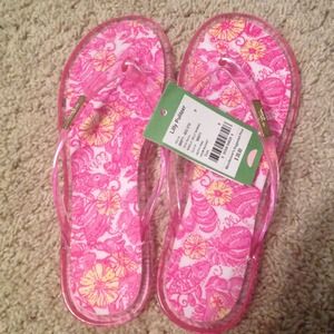 HOLD Lilly Pulitzer flip flops