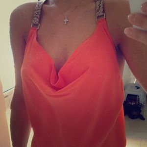 SOLD! Backless top 100% silk
