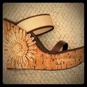 Gianmarco Lorenzi cork wedges