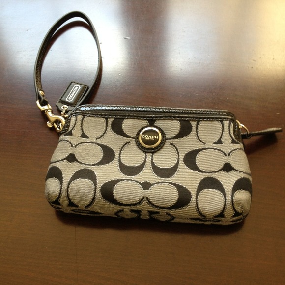 Coach small wristlet.