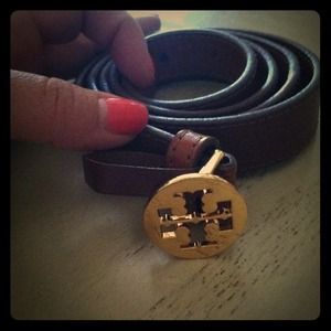 Tory burch belt. Brown.