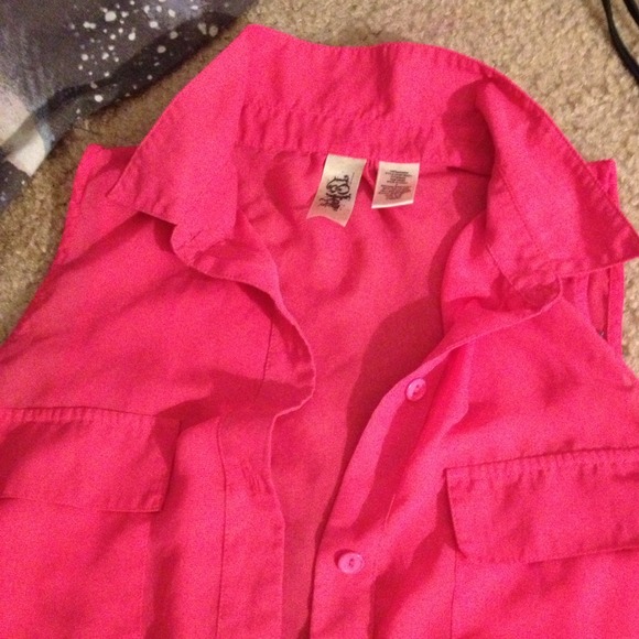 Pink Button Up - Picture 2 of 3