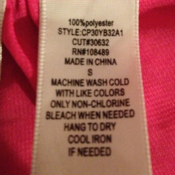 Pink Button Up - Picture 3 of 3