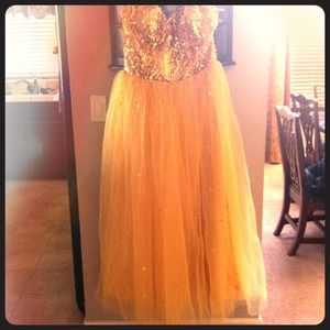 Gold Prom Dress