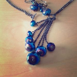 Fun Lariat and Earring set