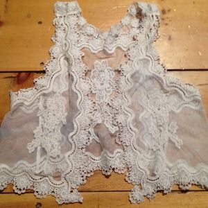 Lace vest