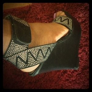 Dollhouse Black Wedge