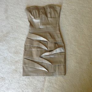 Gorgeous Champagne colored cocktail dress