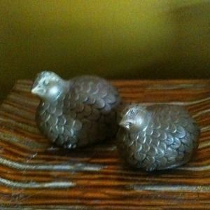 Vintage Gucci salt and pepper shakers!