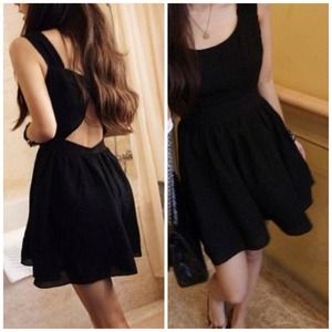 💢💢SOLD💢💢Sexy Cross Hollow Out Back Dress