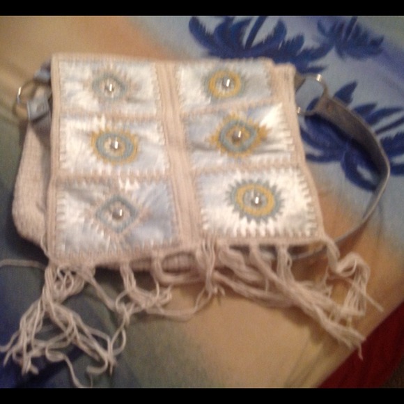Floral pattern large handbag