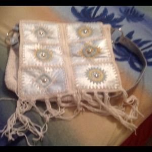 Floral pattern large handbag