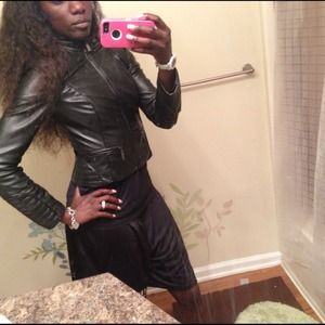 Addtl pics of the Bebe moto faux leather jacket