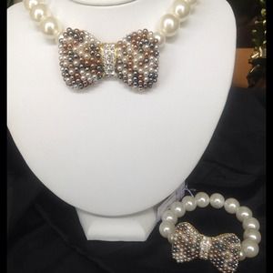 2pc pearl Necklace set