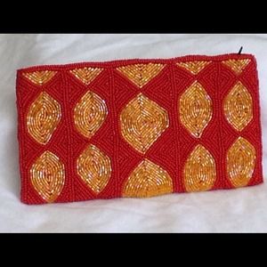 Fair Trade Glass Bead Clutch Purse