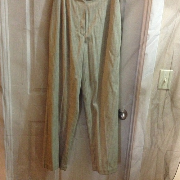 NEW dark green striped🌳 slacks by worthington👖
