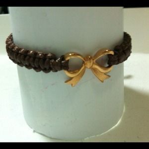Golden rose snood bracelet.