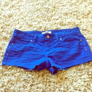 Cobalt blue shorts - size 4