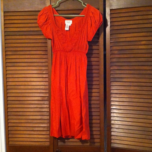 Brand new orange dress