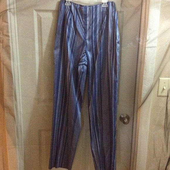 NEW blue striped pants by Jones New York.