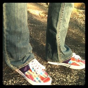 Plaid sneakers