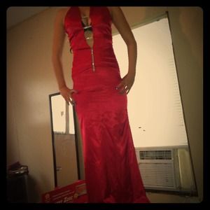 Red prom dress