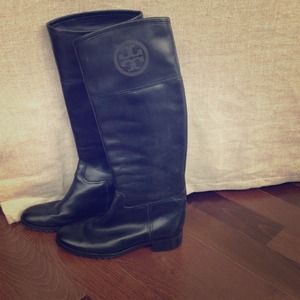 Black Tory Burch Riding Boot - 6.5