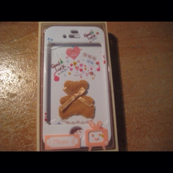 (On sale)iPhone 4/4s case teddy bear style