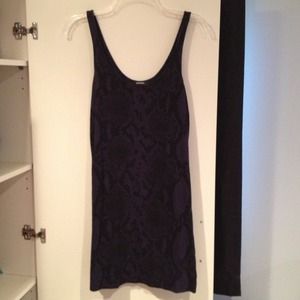 Snake skin print dress