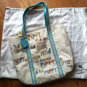 Coach Poppy Pop IS Glam Tote Bag 14986 BNWT