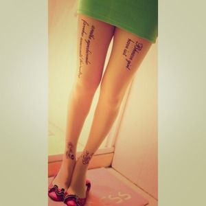Tattoo tights