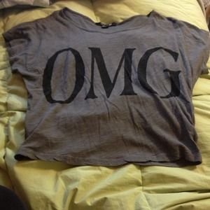 SOLDDD Forever 21 gray crop top!