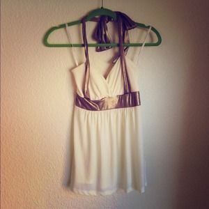 Bundle:Gold and White Top/Dusty Gold Top