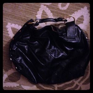 ✨SOLD✨Juicy Couture Black Gossip  Leather Handbag