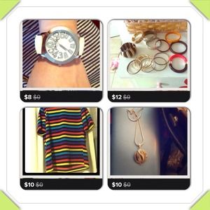 White big face glitter number watch women watch