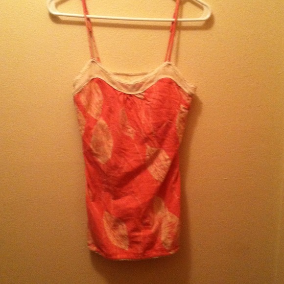 Pink and white under shirt