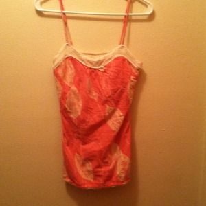 Pink and white under shirt