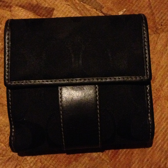 Black coach wallet