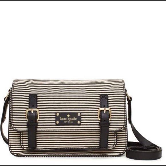 Vanstan stripe scout crossbody.