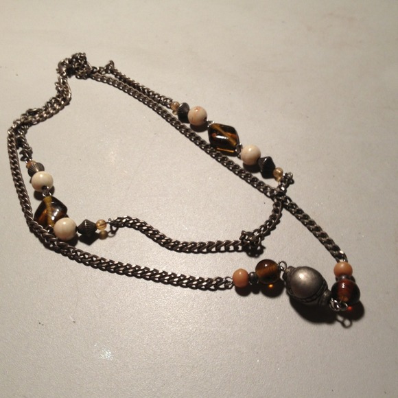 Chain choker w beads