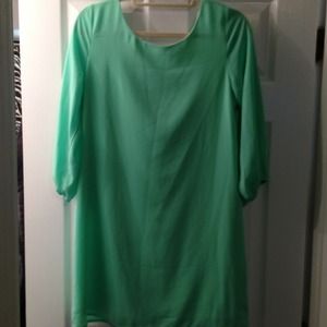 Mint green dress